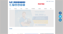Desktop Screenshot of mdlogistika.cz